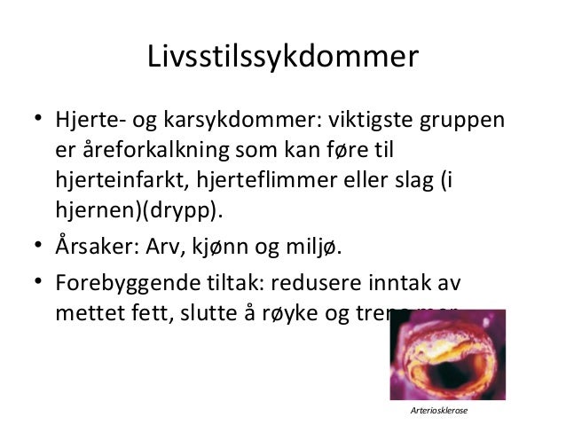 hva er livsstilssykdommer hva er livsstilssykdommer